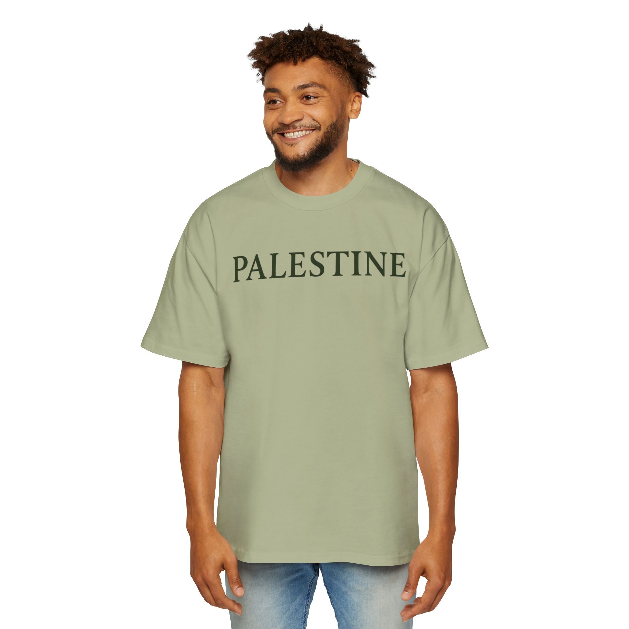 Palestine Stamp Graphic Tee — Vintage Postage Back Print