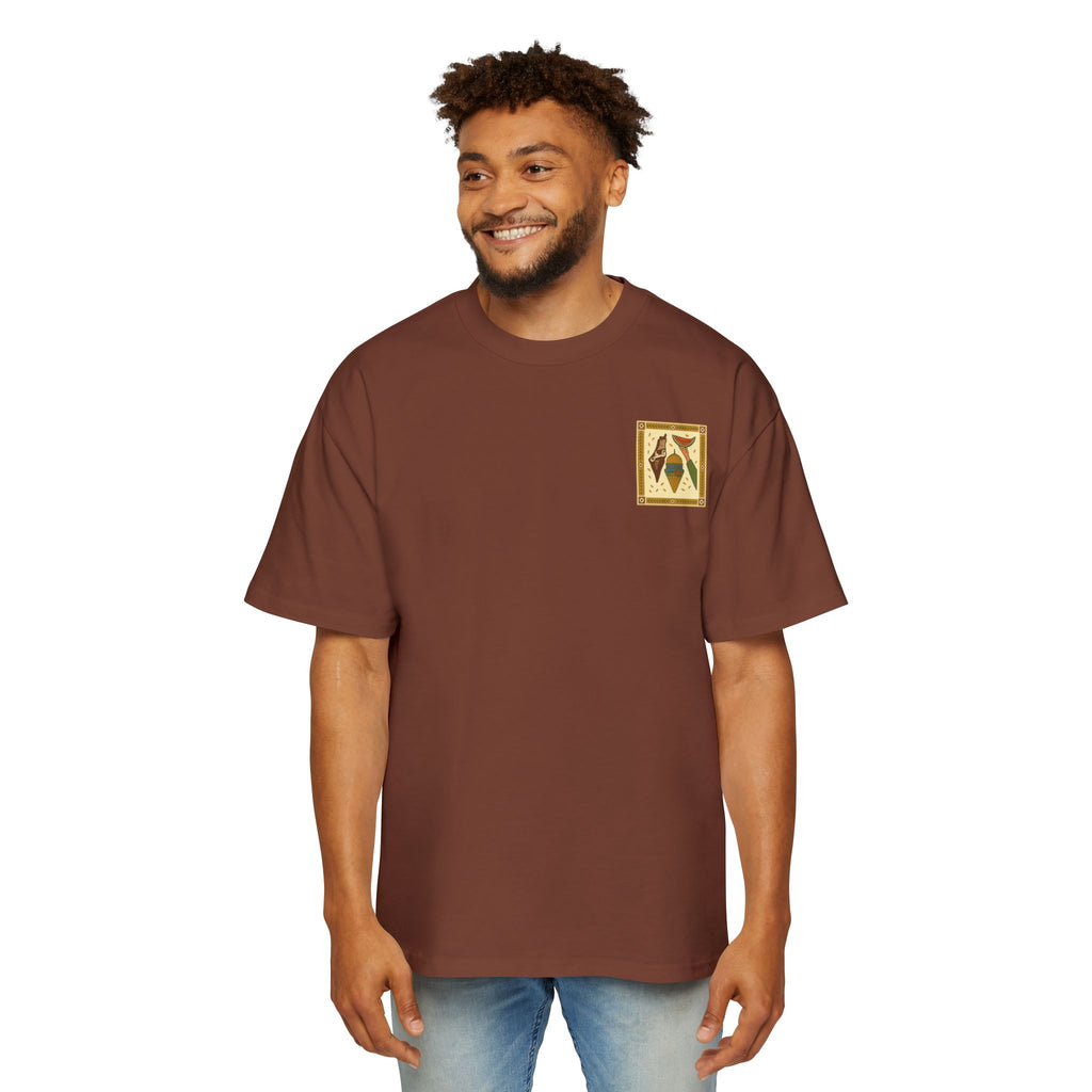 Palestine Heritage Tee — Dome of the Rock & Watermelon Retro Graphic Tee