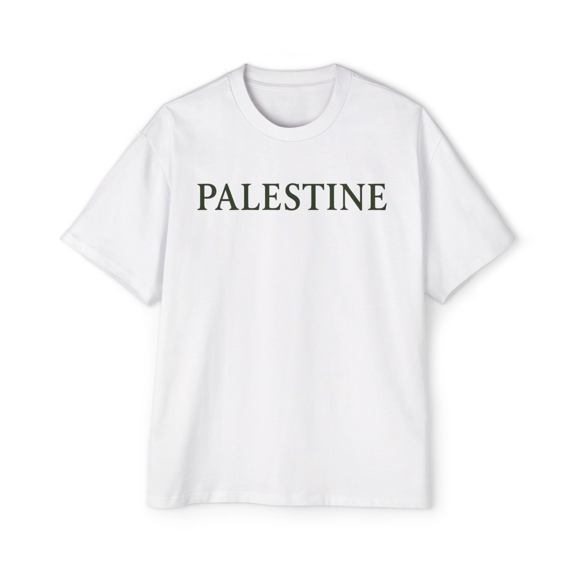 Palestine Stamp Graphic Tee — Vintage Postage Back Print