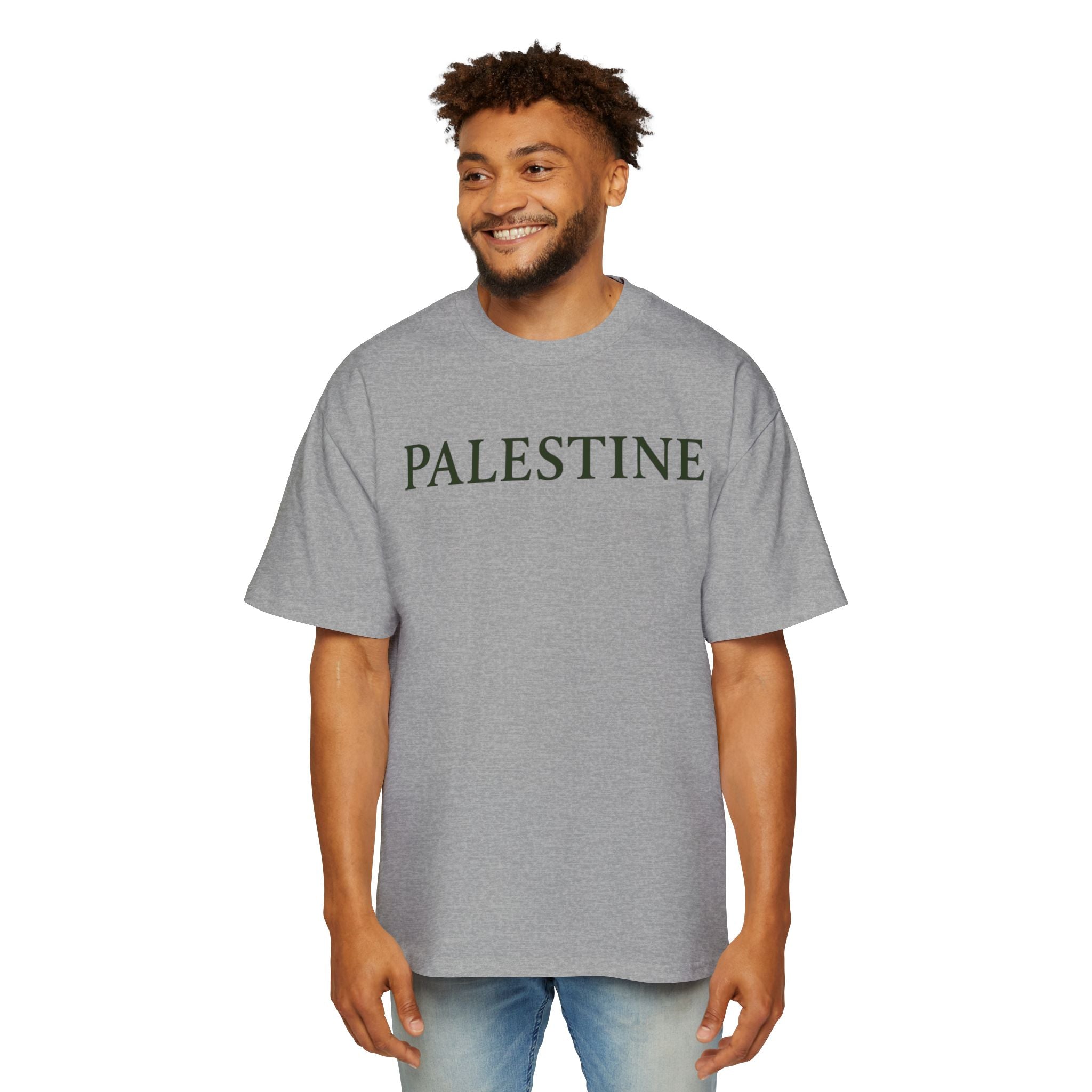 Palestine Stamp Graphic Tee — Vintage Postage Back Print