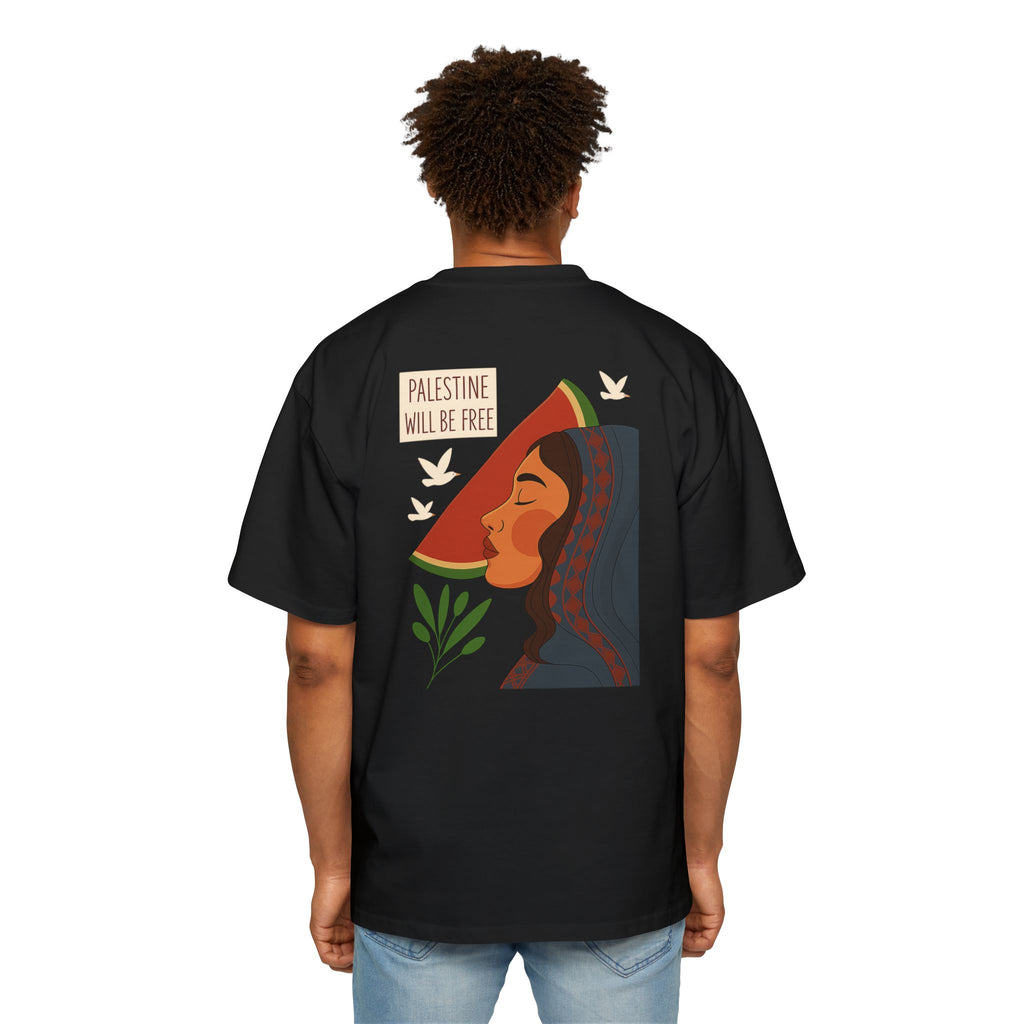 Palestine Will Be Free Tee — Women's Profile Watermelon Graphic T-Shirt