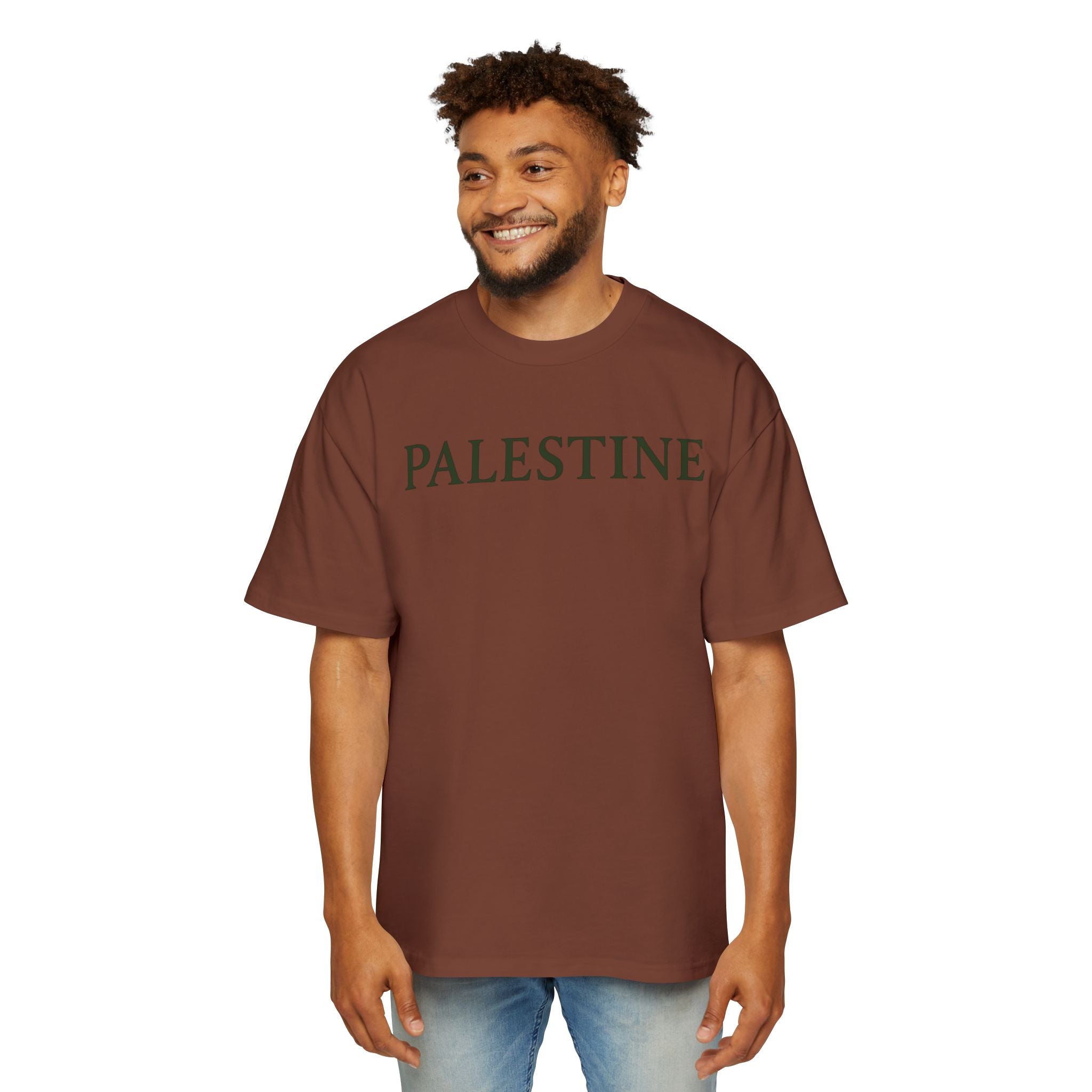 Palestine Stamp Graphic Tee — Vintage Postage Back Print