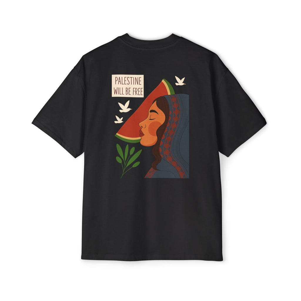 Palestine Will Be Free Tee — Women's Profile Watermelon Graphic T-Shirt