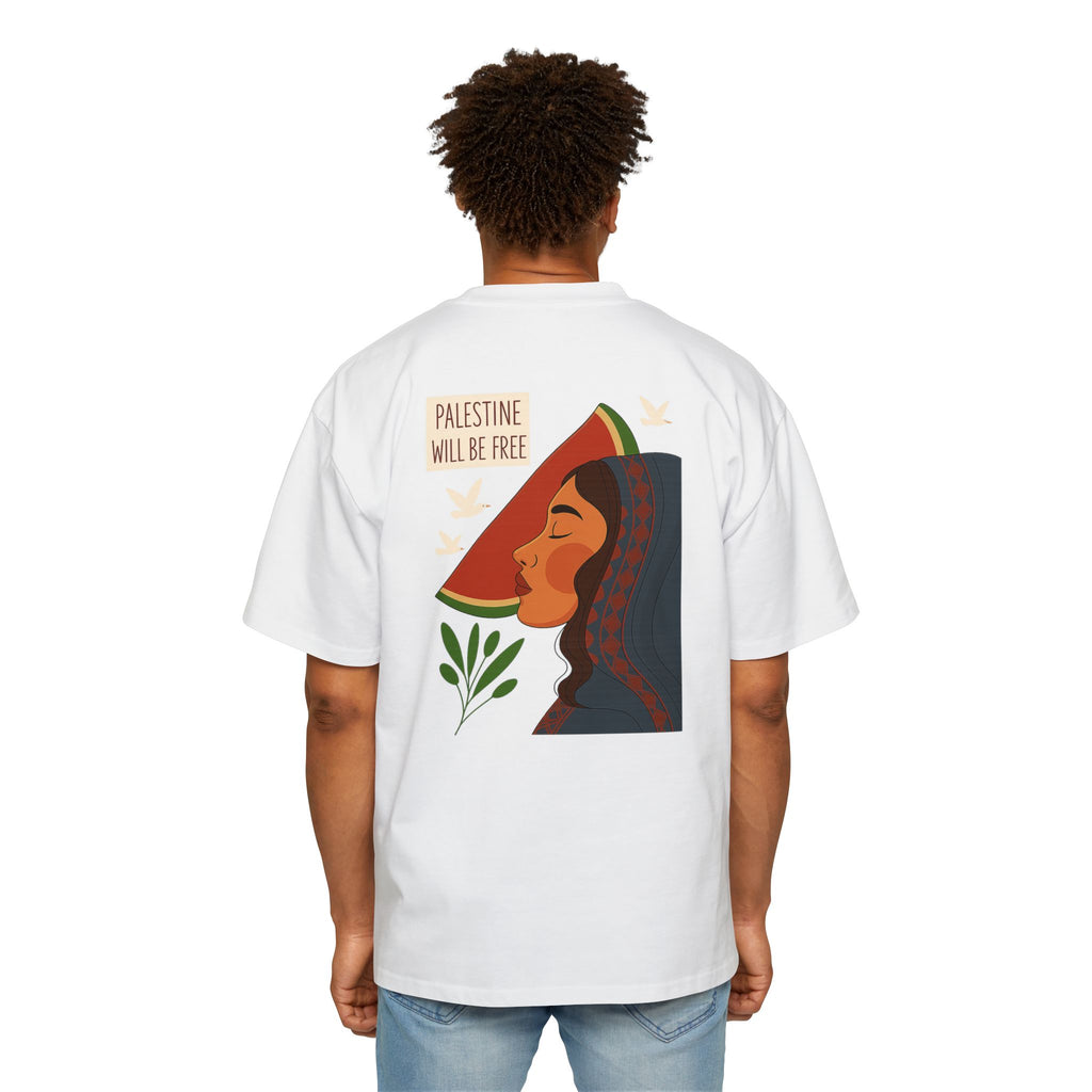 Palestine Will Be Free Tee — Women's Profile Watermelon Graphic T-Shirt