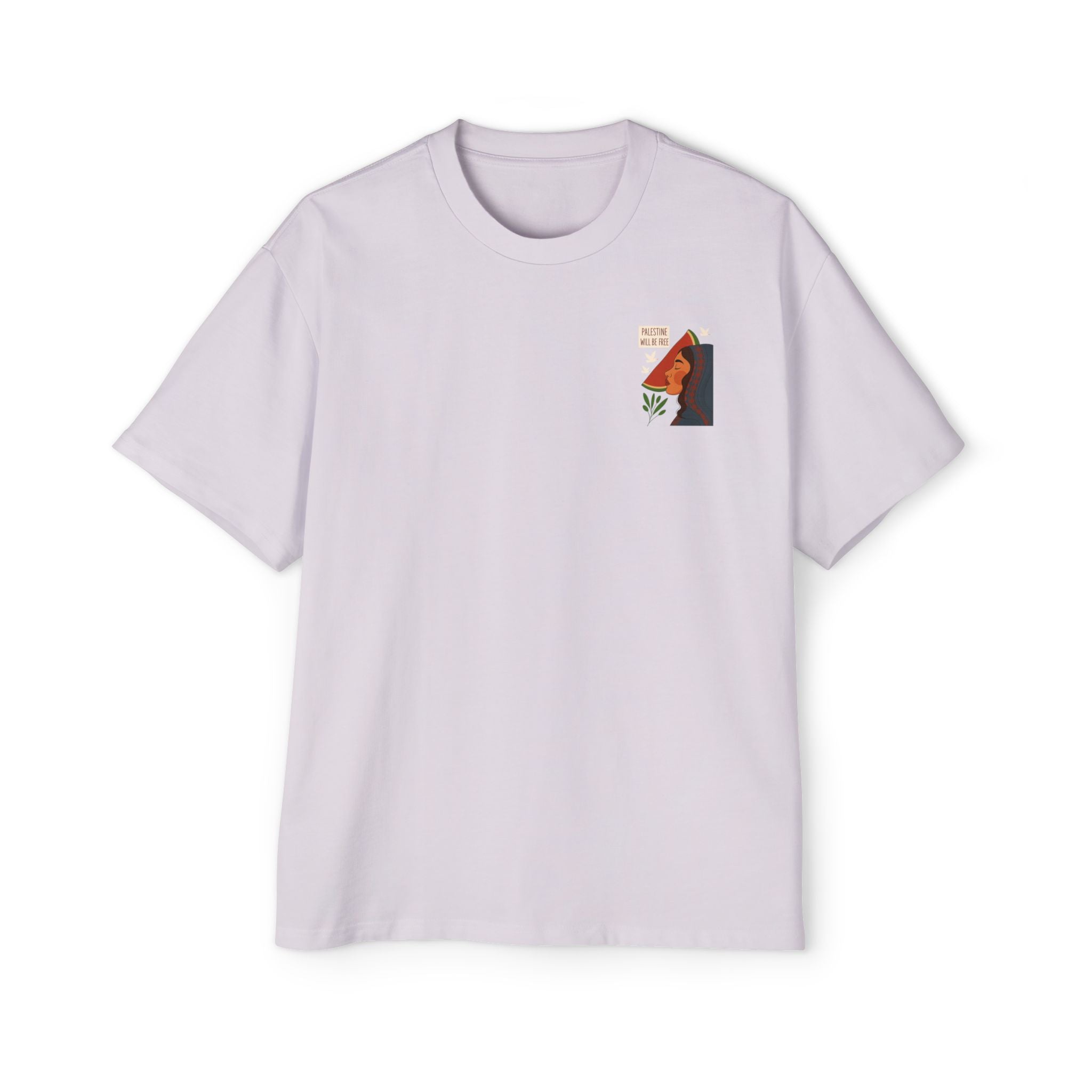 Palestine Will Be Free Tee — Women's Profile Watermelon Graphic T-Shirt