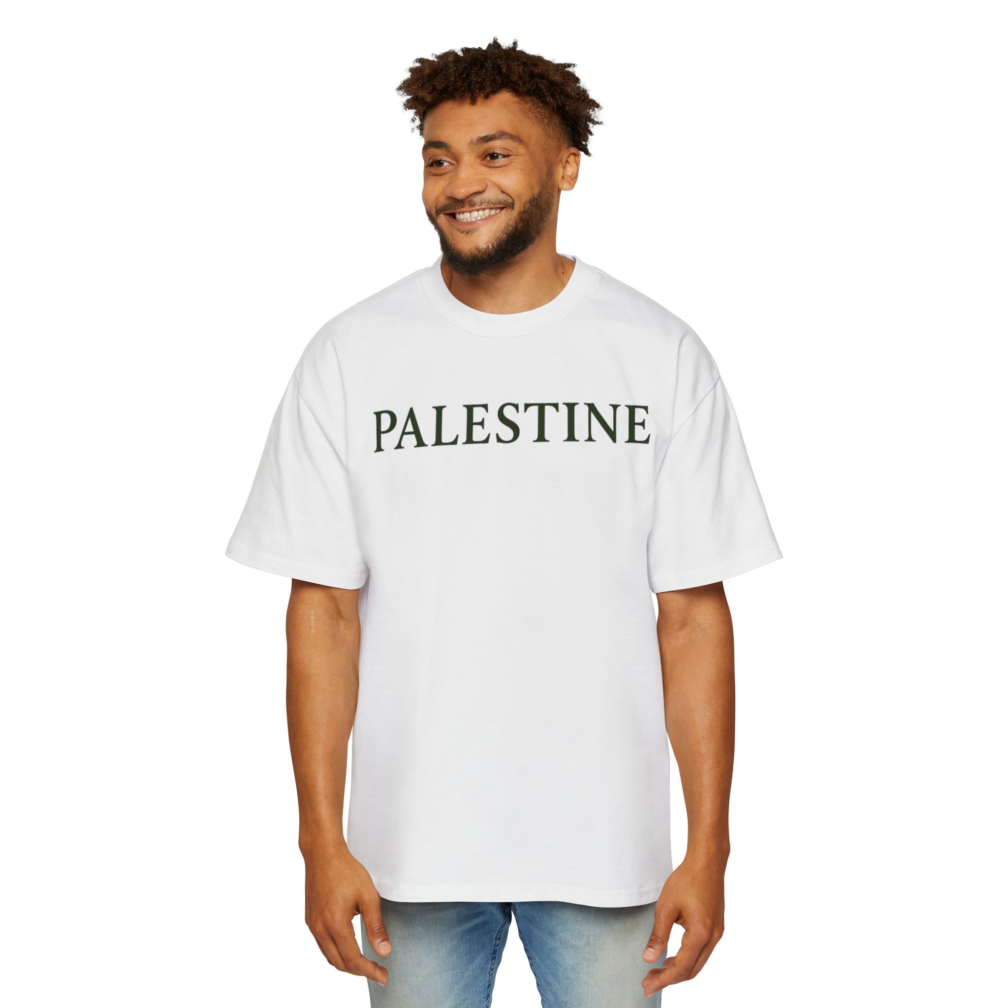Palestine Stamp Graphic Tee — Vintage Postage Back Print